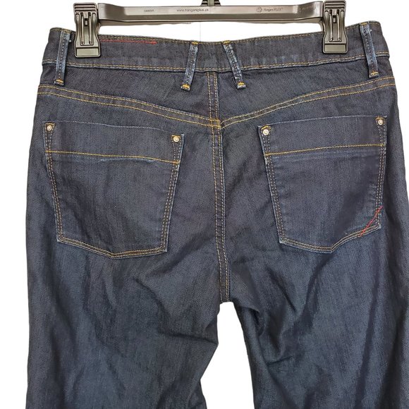 Lileth Couture Banana Republic Denim Lace & Mesh Jeans Pants One of a Kind - Picture 8 of 11